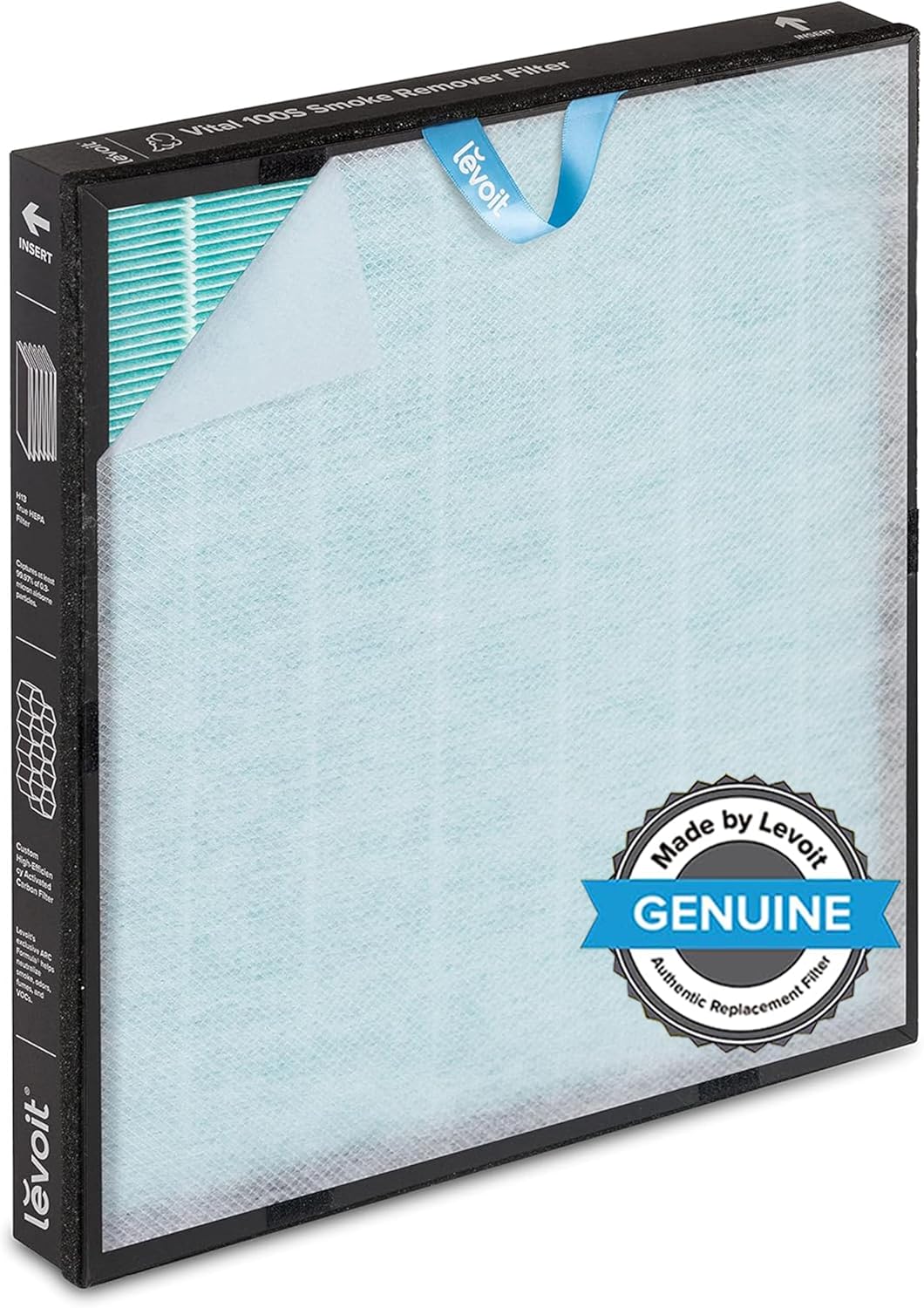 LEVOIT Vital 100S - Filtro de repuesto para purificador de aire, filtro 3 en 1,...