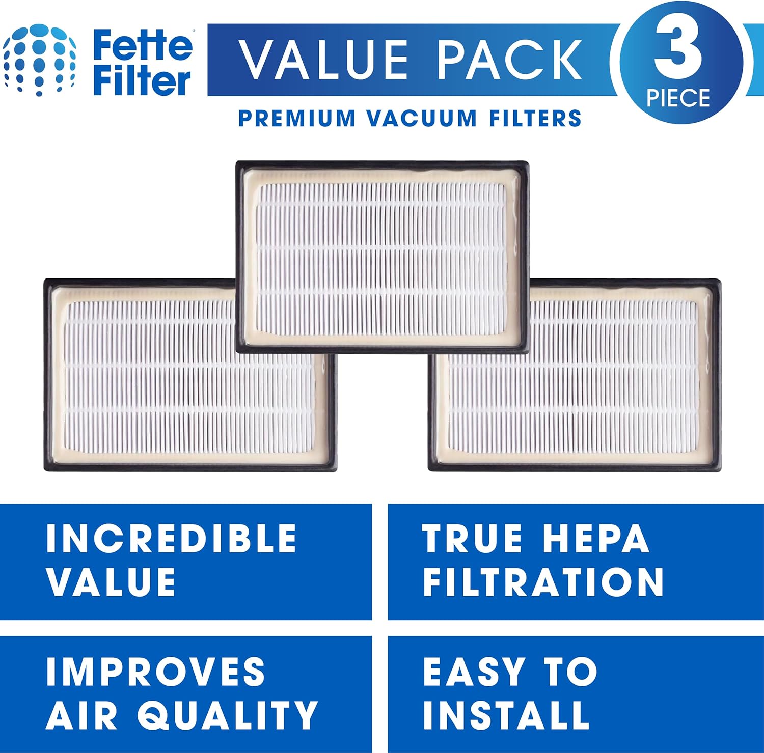 Fette Filter - Filtro de medios HEPA 53296 EF-9 para Kenmore 21814, 81714,...