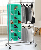 Simple Houseware Organizadores colgantes de armario con estantes de zapatos de...
