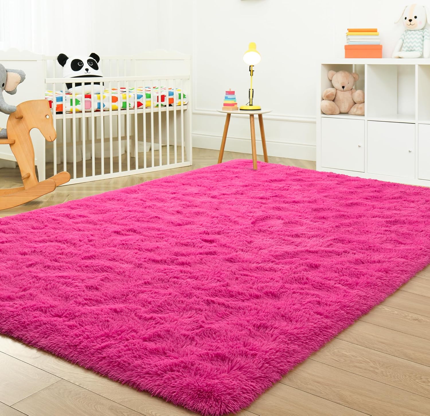 Tepook Alfombra súper suave y esponjosa para dormitorio, moderna alfombra...
