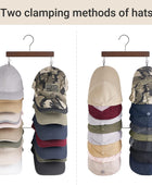 Dahey Organizador de sombreros para armario, juego de 2 estantes para gorras de...