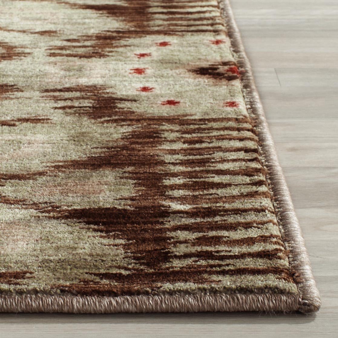 SAFAVIEH Infinity Collection INF553F - Alfombra de área de 8 x 10 pies, verde y...
