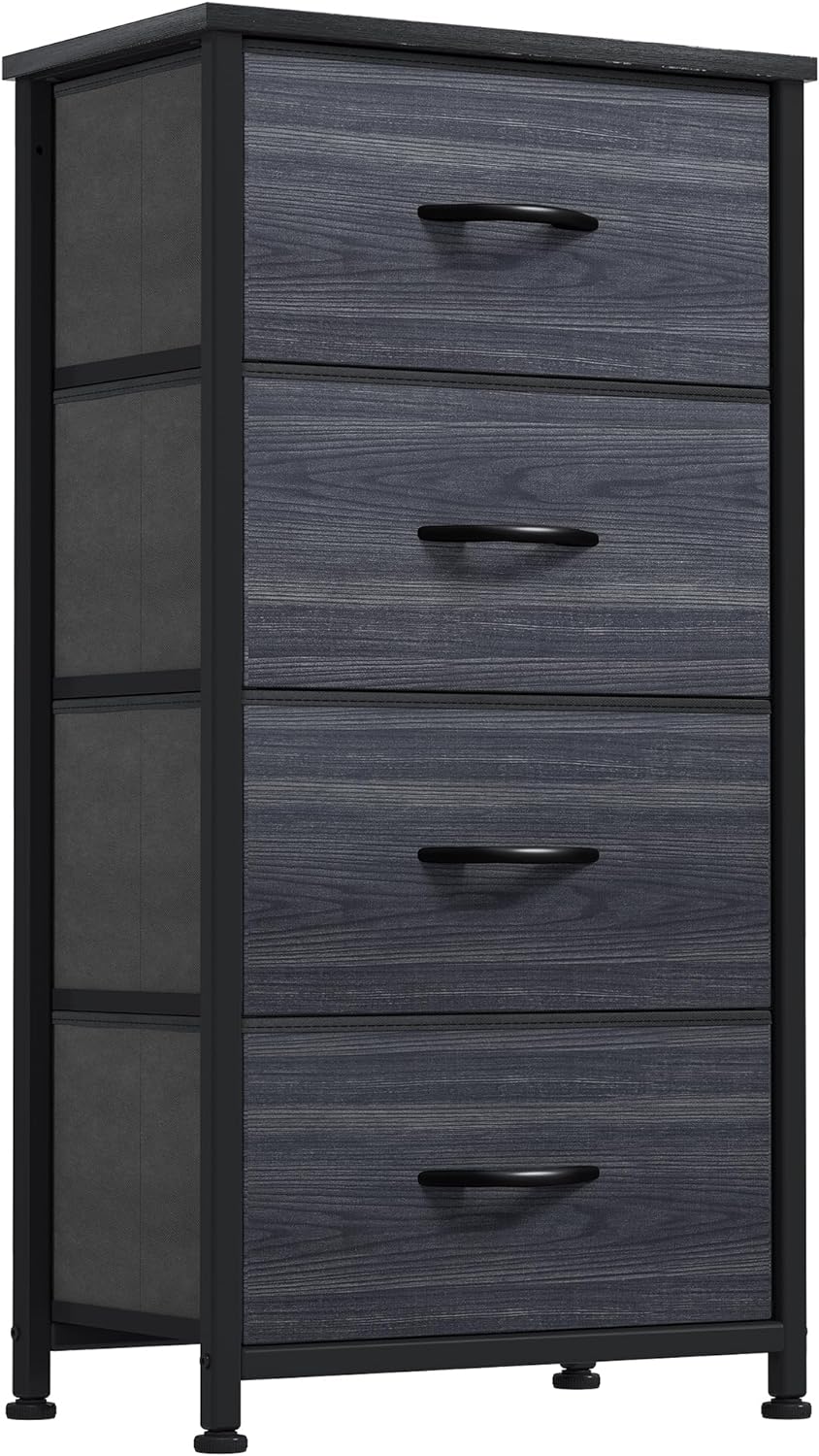 DWVO 4 Drawers Dresser, Dresser for Bedroom, Fabric Storage Tower, Chest of...