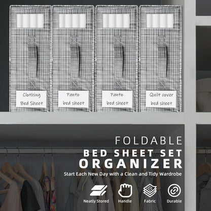 Paquete de 4 bolsas de organización y almacenamiento debajo de la cama,