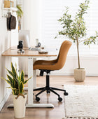 YOUNIKE Silla ergonómica de escritorio de oficina en casa con ruedas, cómoda...