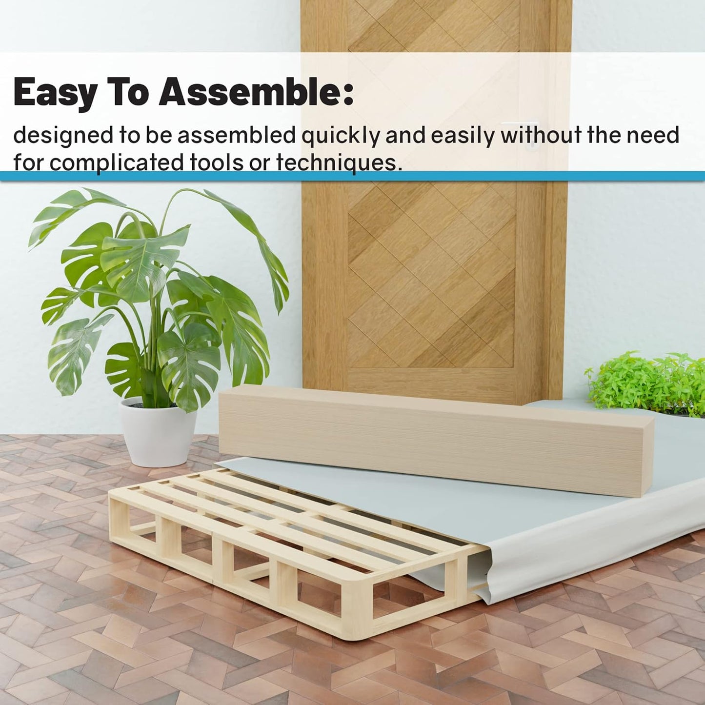 Greaton, Somier resistente de 8 pulgadas para soporte de colchón, base de