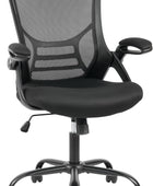 Silla de oficina ergonómica de malla giratoria para computadora, cómoda, brazos...