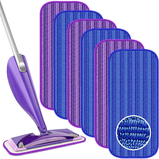 Almohadillas reutilizables para trapeador Swiffer Wet Jet, paquete de 6...