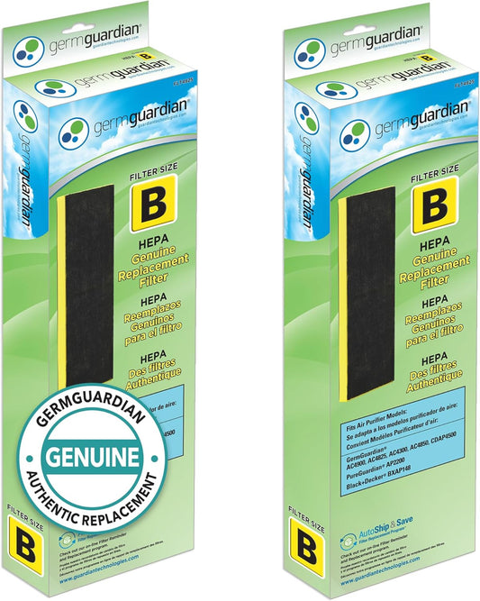 Filtro para purificador de aire GermGuardian FLT4825, filtro B True HEPA...