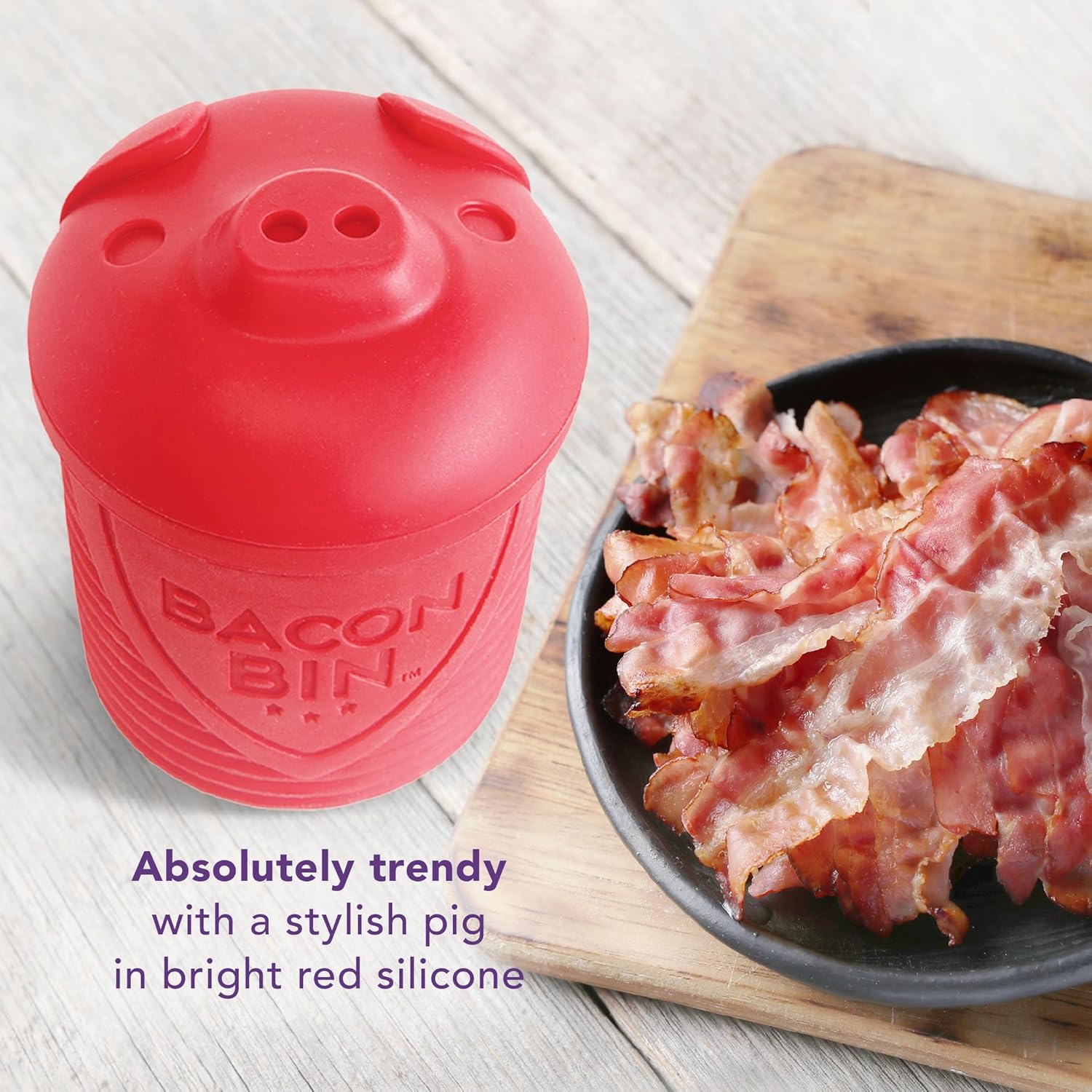 Talisman Designs Colador y colector de grasa de bacon  Herramientas de cocina...