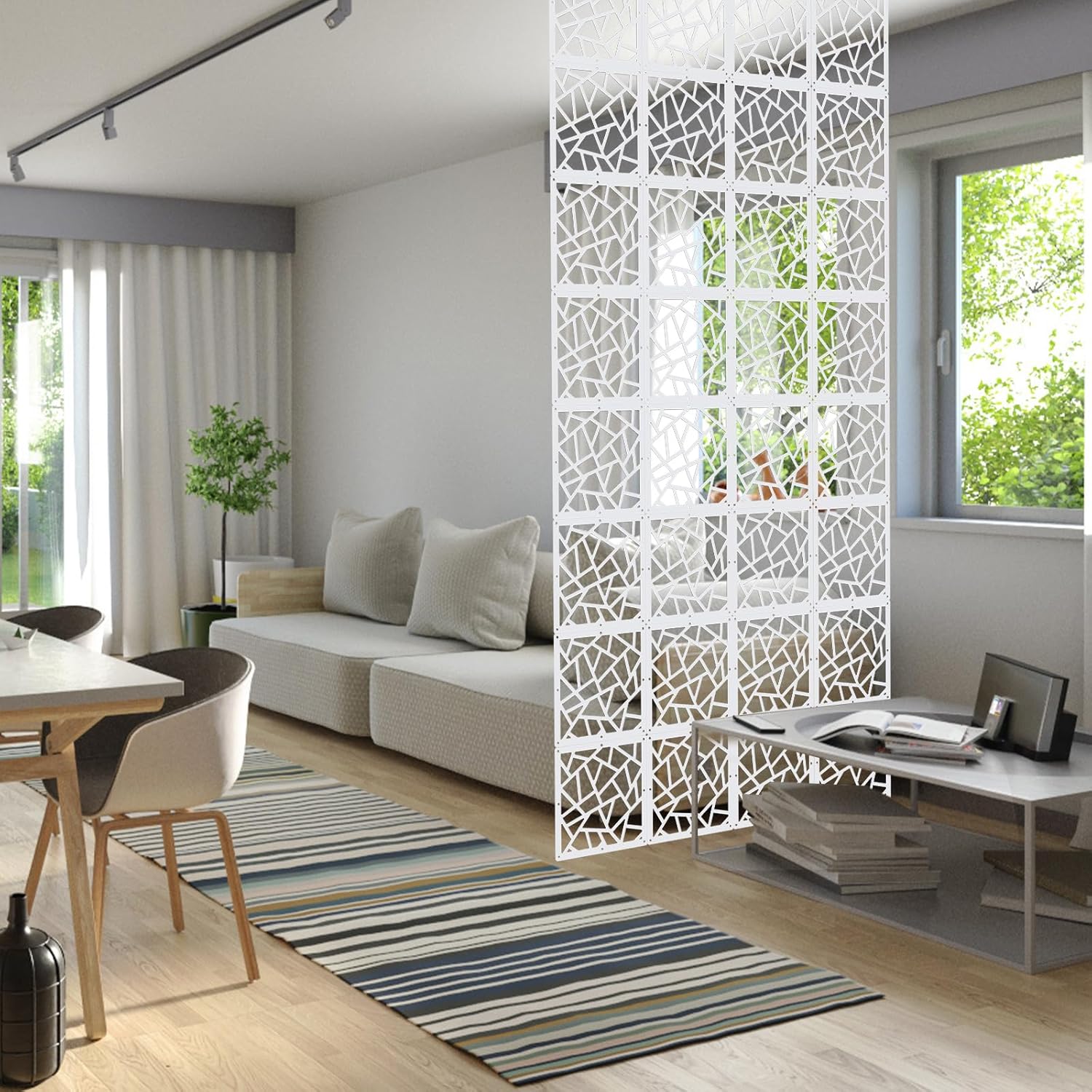 12 paneles divisores de habitación para colgar, separadores de pantalla de...
