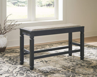 Signature Design by Tyler Creek Urban Farmhouse Banco de comedor tapizado con