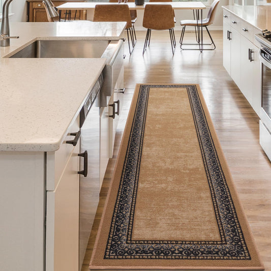 Antep Rugs Alfombras Bordered Modern 2x5 antideslizante (antideslizante) pelo...