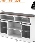 Xilingol Soporte de TV de granja para televisores de más de 65 pulgadas,...