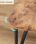 Juego de mesa de comedor para 4, mesa de cocina y sillas para 4 con diseño de