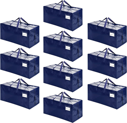 VENO Paquete de 10 bolsas de mudanza, correas de mochila, mudanza, cajas de...