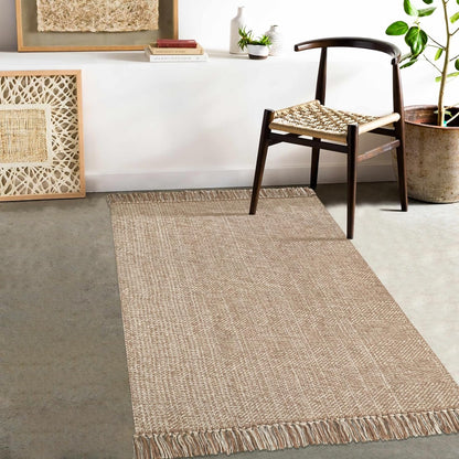 Alfombra lavable de 3 x 5 pies, alfombra de cocina tejida moderna, color