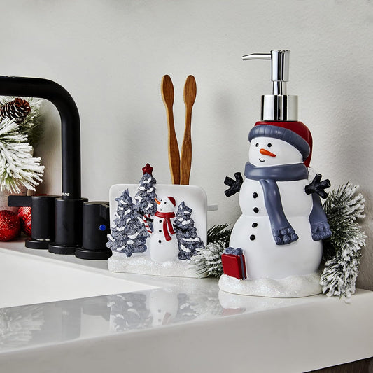 SKL Home Soporte para cepillo de dientes de muñeco de nieve Whistler para...