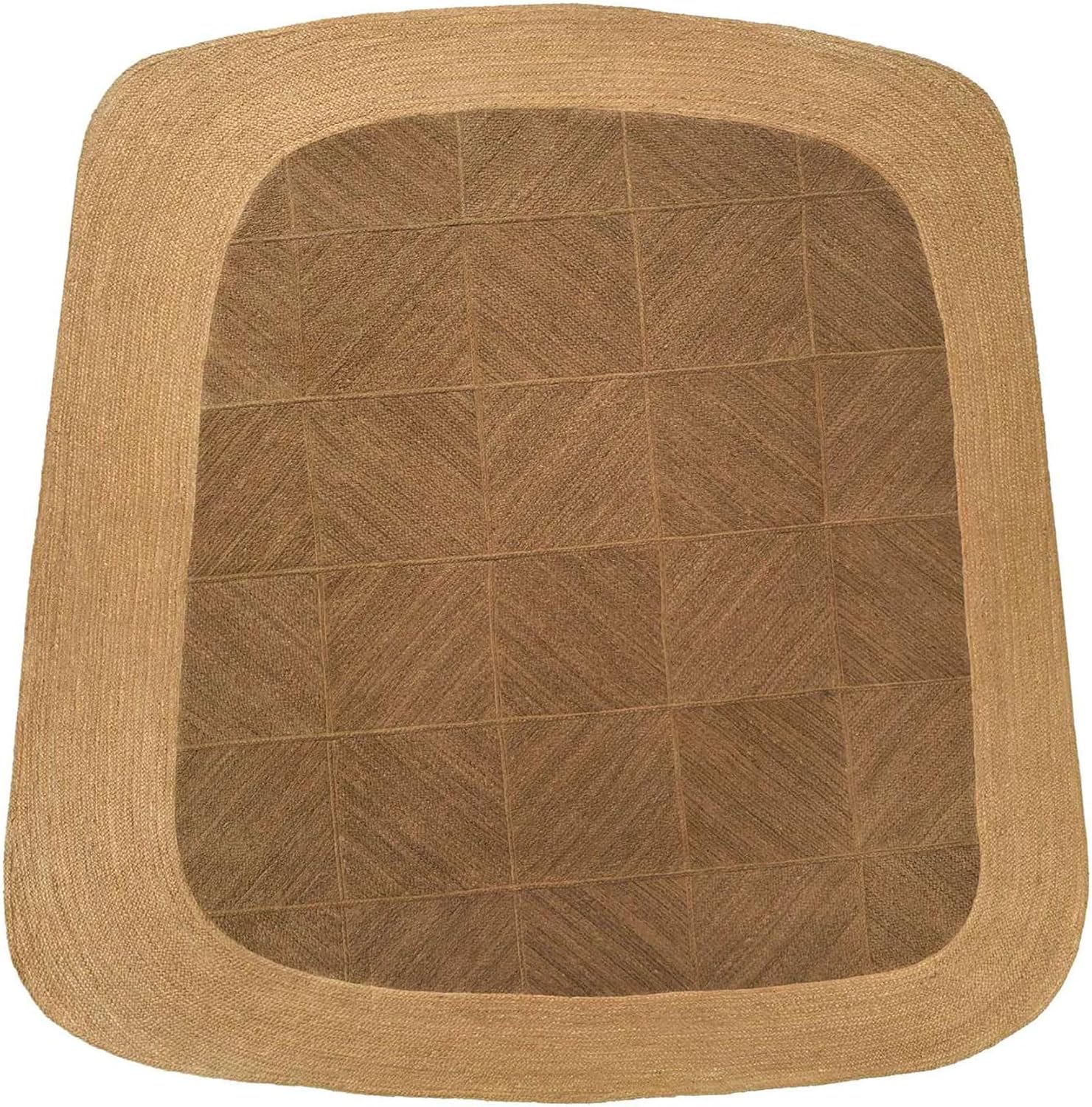 Collection - Alfombra de pasillo de 3 x 10 pies, alfombra de yute natural...