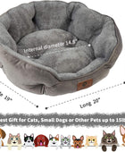 Asvin Cama pequeña para perros pequeños, camas para gatos de interior, cama...