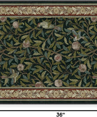 RUGGABLE x Morris & Co Tapete prémium de área lavable, para sala de estar,...