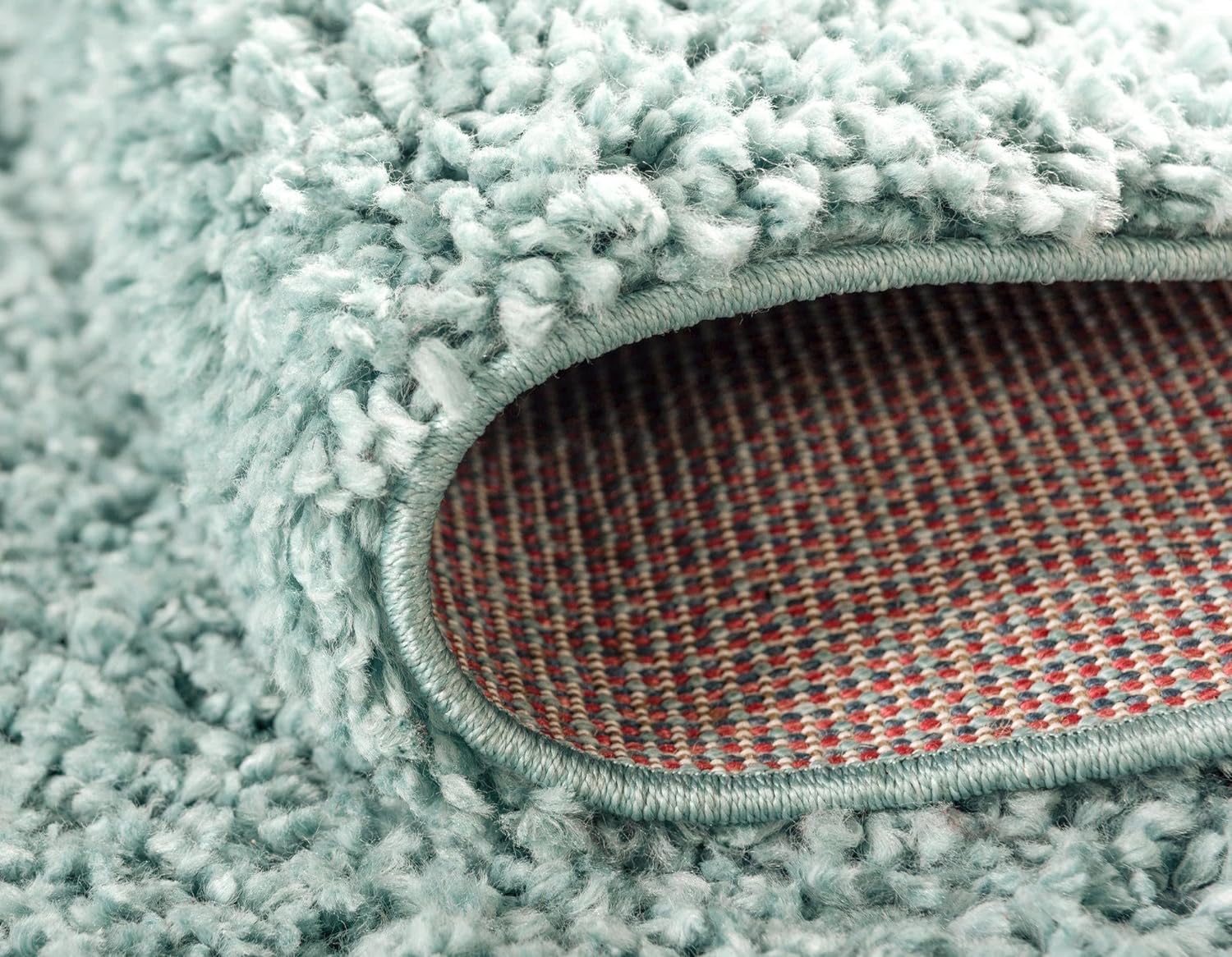 Rugs.com Zermatt Shag Collection - Alfombra cuadrada de 10 pies de largo, color...