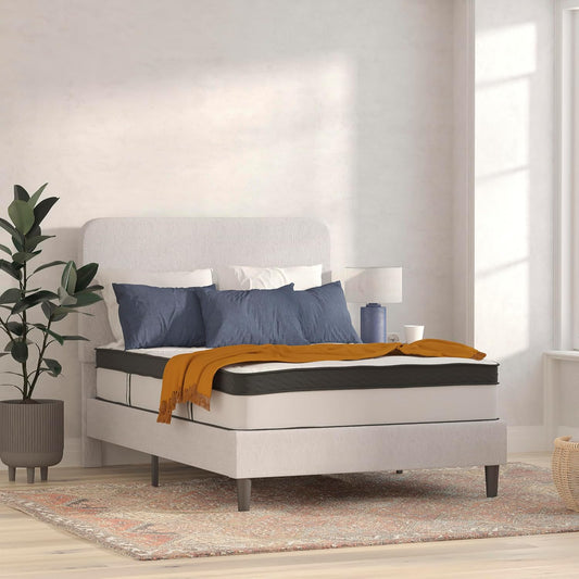 Colchón Capri cómodo, de espuma certificada por CertiPUR-US, de 12 pulgadas,