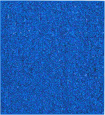 Furnish my Place Alfombra moderna de felpa de color azul índigo, alfombra de