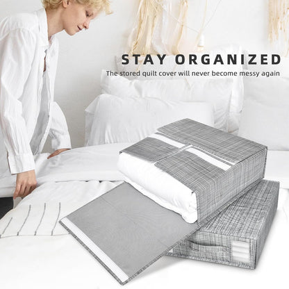 Paquete de 4 bolsas de organización y almacenamiento debajo de la cama,