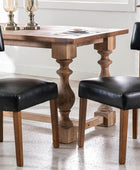 VESCASA Sillas de comedor tapizadas con patas de madera, sillas de comedor...