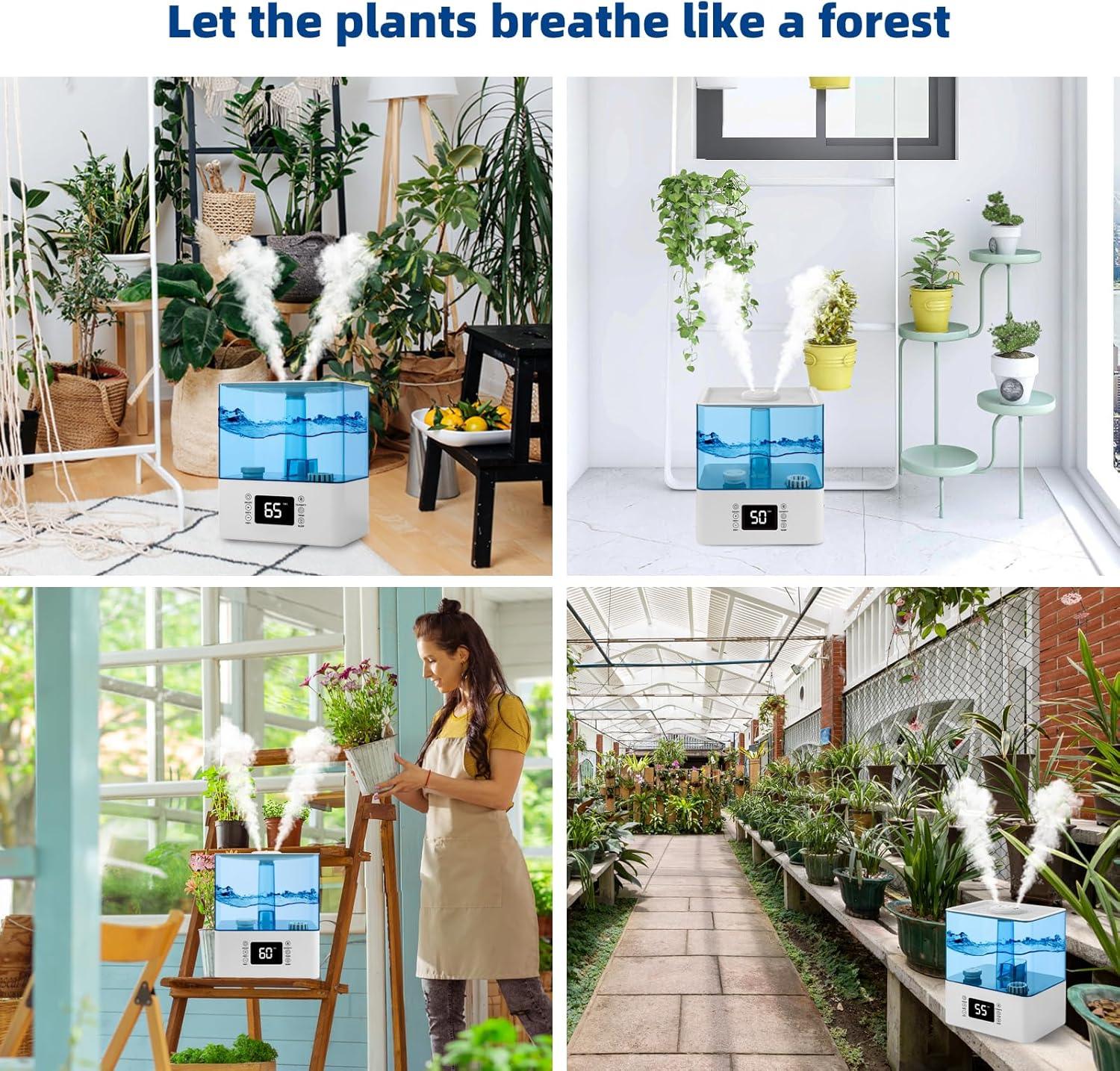 Humidificadores de 6 L para dormitorio, humidificadores ultrasónicos de niebla