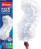 O-Cedar Flex & Catch Kit de polvo resistente con 15 recambios de plumero