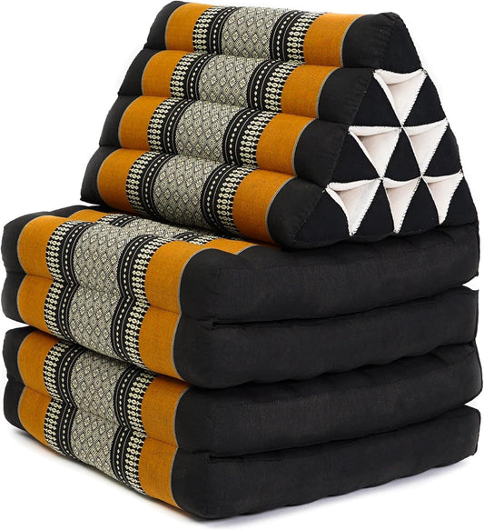 Cómodo colchón japonés de suelo, cama tailandesa con cojín triangular, colchón