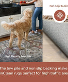 nuLOOM SpinClean - Alfombra de área lavable a máquina, resistente a las manchas...