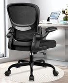 Razzor Silla de oficina, silla de escritorio ergonómica con soporte lumbar y...