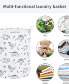 Cesta plegable para ropa sucia para bebé, para guardería, niñas, niños, cesta...