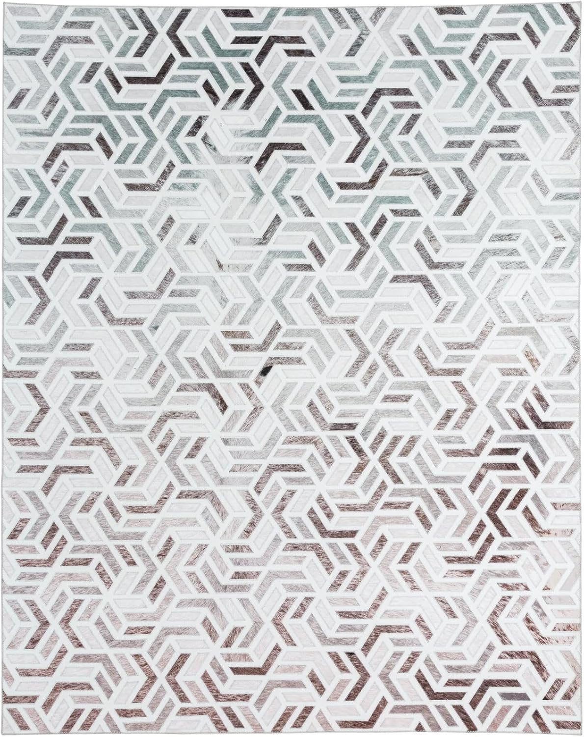 DECOMALL Coronado - Alfombra de área de 9 x 12 pies, moderna alfombra...