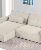 Luxe - Sofá modular de dos piezas de gran tamaño para sala de estar, sofá en...