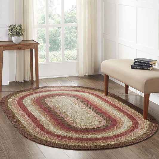 Alfombra de especias de jengibre con almohadilla de PVC, mezcla de yute,