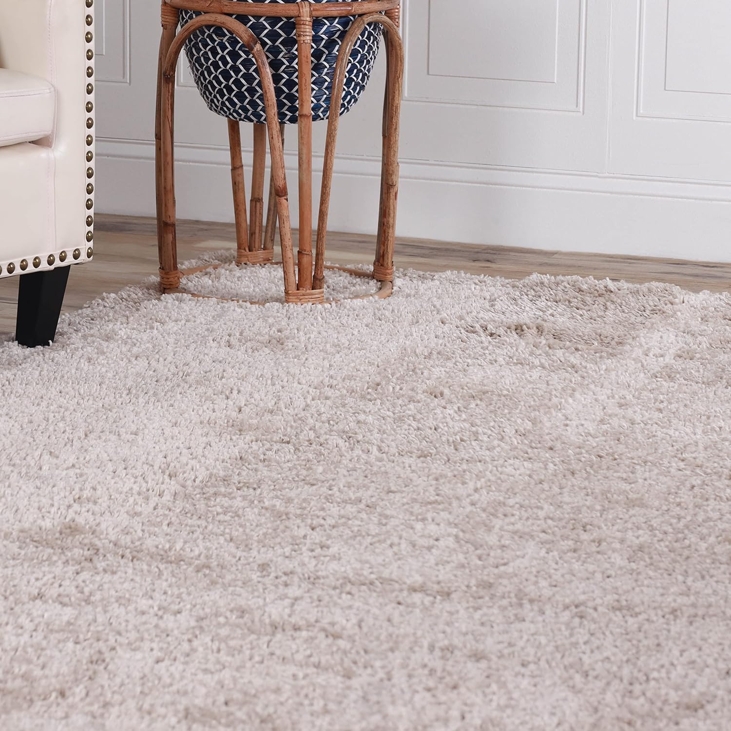 Superior Alfombra grande para interiores con respaldo de algodón, ultra...
