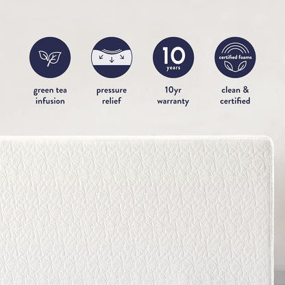 Best Price Mattress Colchón individual de 10 pulgadas en una caja, espuma