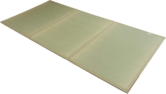 Colchón de tatami japonés, tapete Igusa (hierba 100% japonesa Rush) se pliega