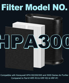 Filtro purificador de aire HEPA HPA300 R de repuesto para purificador de aire...