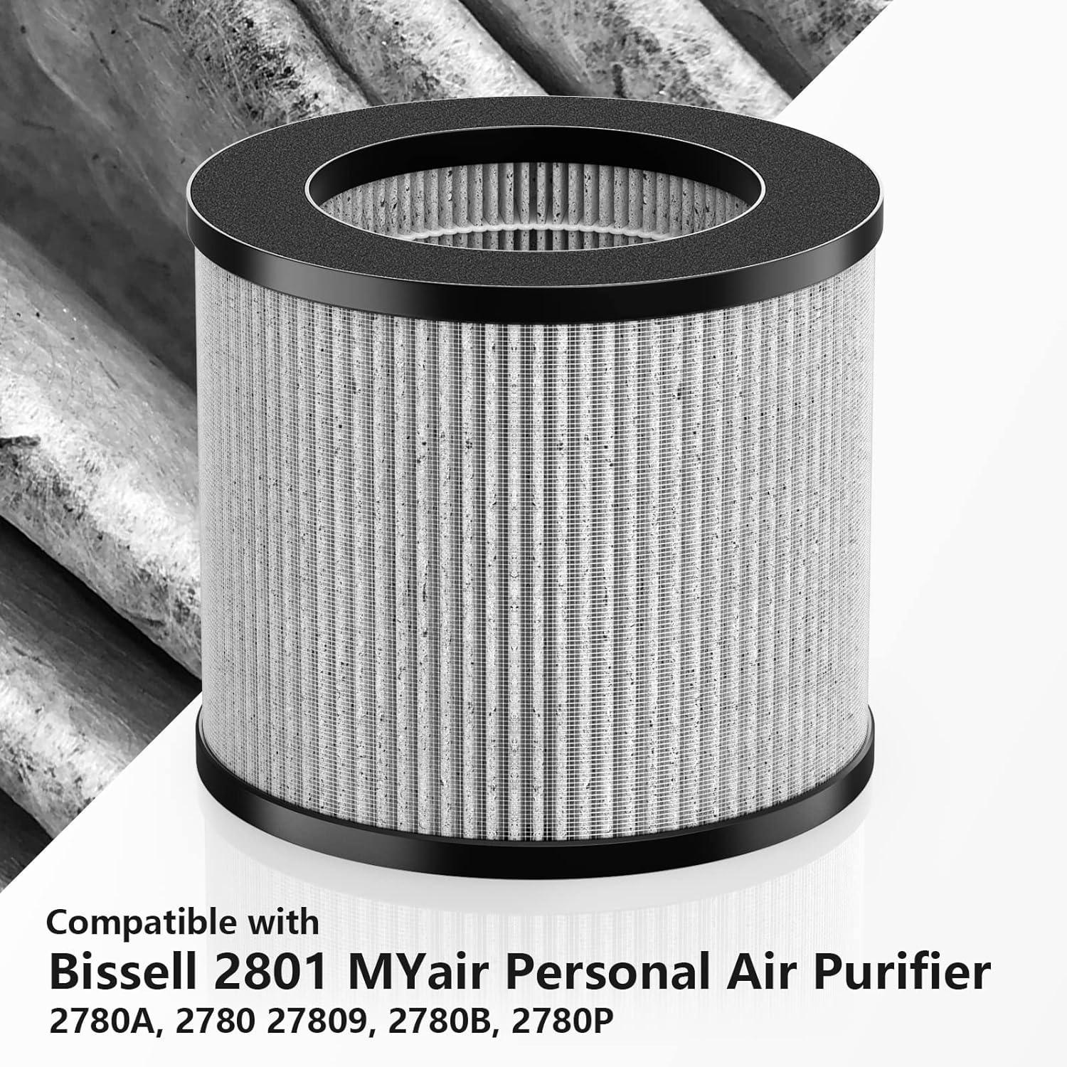 Paquete de repuesto de filtro de aire 2801 compatible con los modelos de