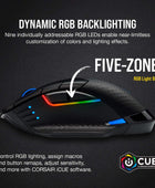 Corsair Dark Core RGB Pro, ratón óptico inalámbrico FPSMOBA para juegos con...