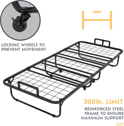Cama plegable de espuma viscoelástica de 5 pulgadas de alta calidad, colchón