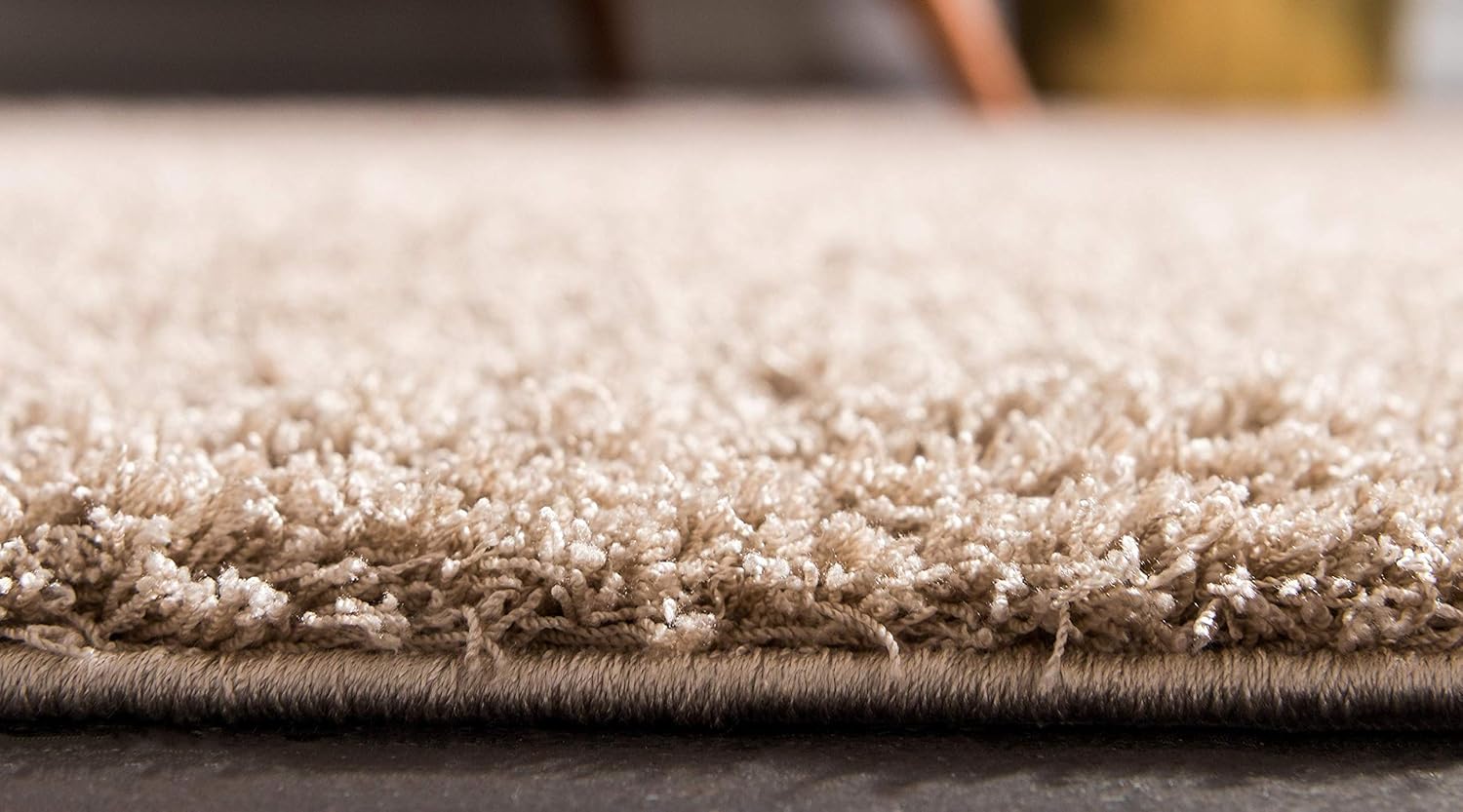 Studio Solid Shag Collection Urban Alfombra moderna súper suave y de felpa, 2.7