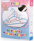 HANGERWORLD Perchas para guardería y armario infantil (20 unidades, color...