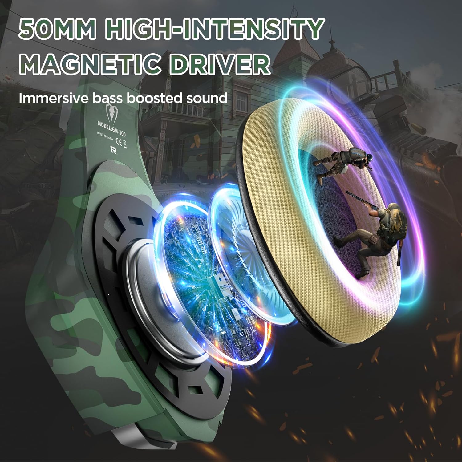 Auriculares para juegos para PS4 PS5 Xbox One, auriculares PS4 con sonido...