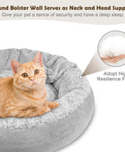 JOEJOY Cama pequeña para perros y gatos con manta con capucha, acogedora cama...